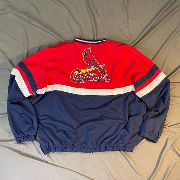 MLB Genuine Merchandise St. Louis Cardinals Pullover Side Zip Windbreaker XXL - Picture 5 of 7